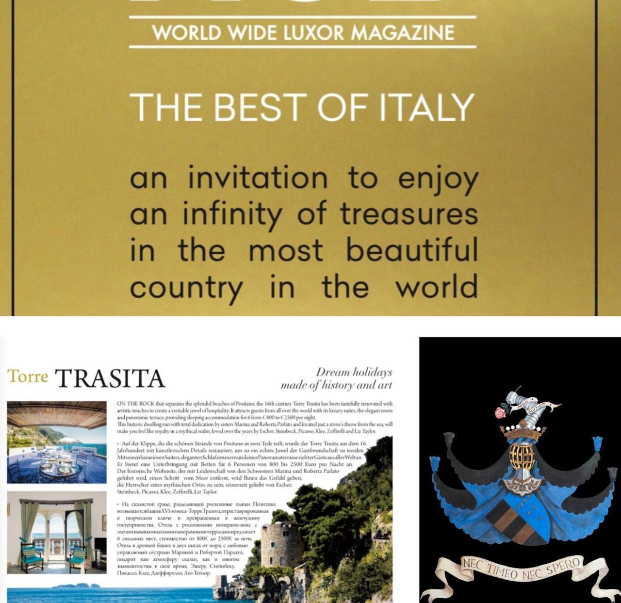 Villa Torre Trasita Luxury Suites Positano Zewnętrze zdjęcie